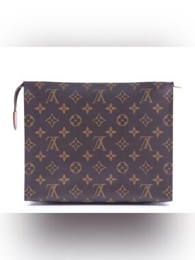 Louis Vuitton Monogram Canvas Pouch - Brown and Tan
